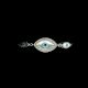 Handcrafted 92.5 Sterling Silver Evil Eye Tri Bracelet